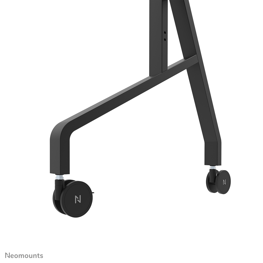 Neomounts FL50-575BL1 Support au sol mobile pour écran 65-110" - étagère multimédia incluse - installation rapide - TÜV